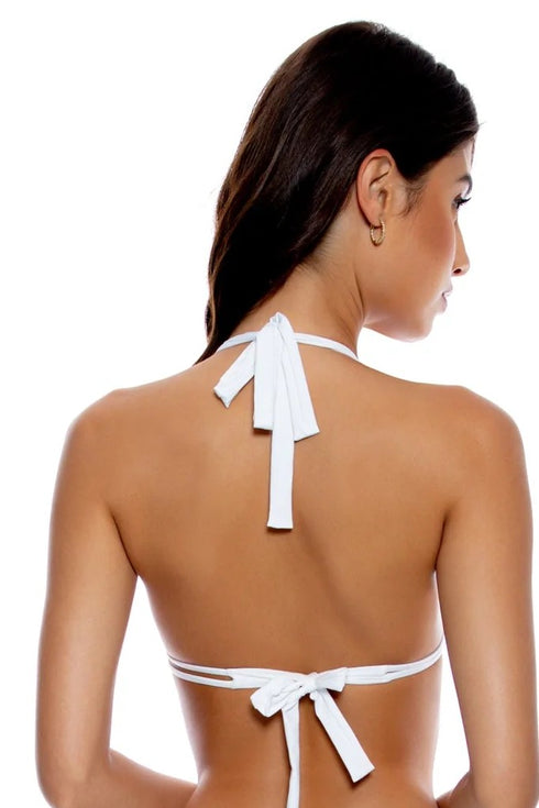 Luli Fama Hot Tropics Triangle Halter Top
